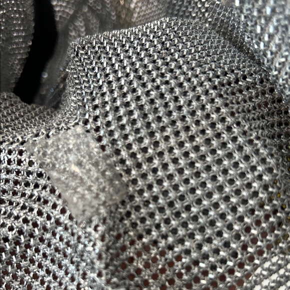 Dolls Kill Current Mood chainmail iridescent Gothic cross Mini Dress women’s Lg - Picture 15 of 16